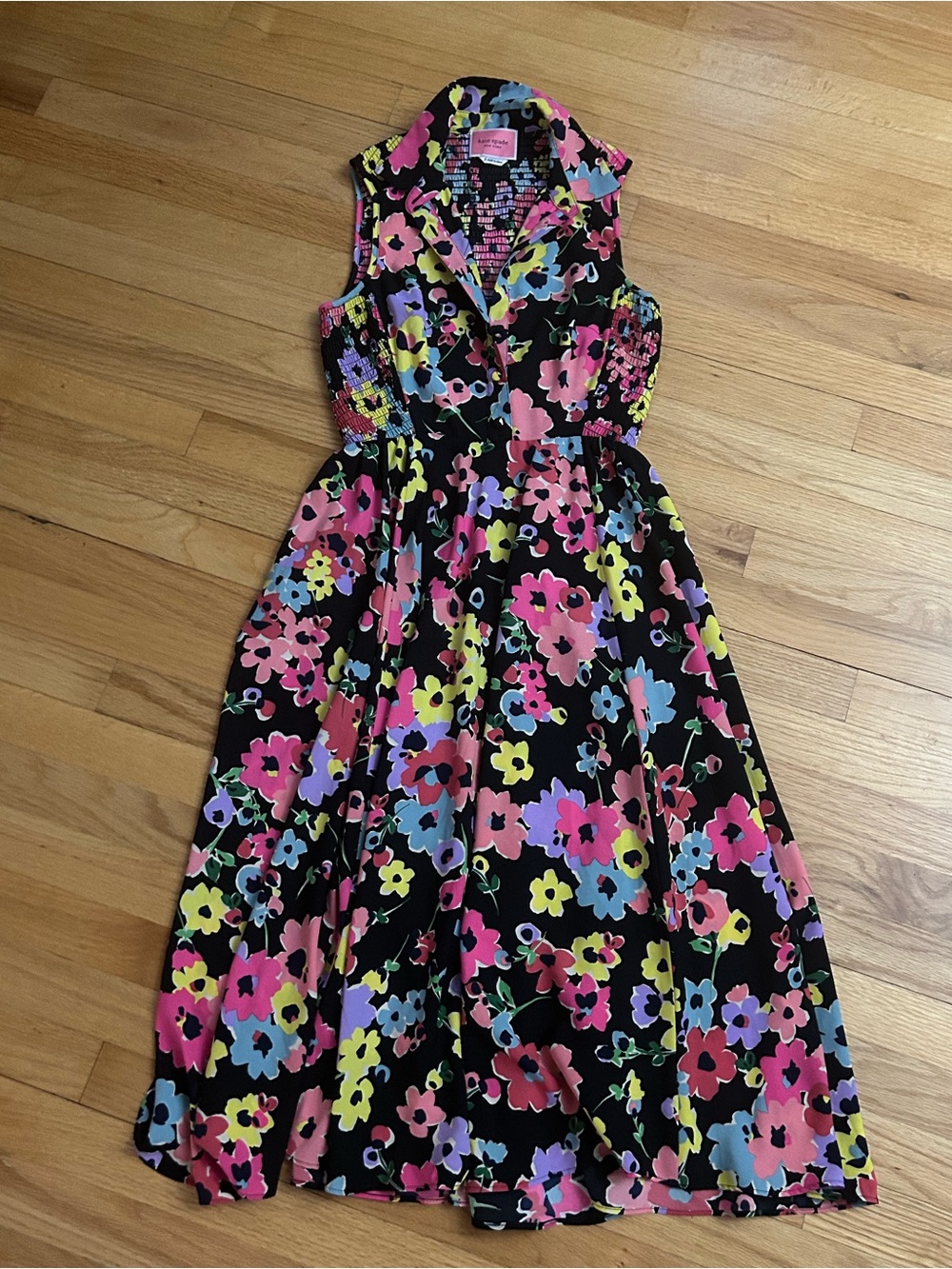 Kate Spade Wildflower Bouquet Midi Dress Size 2